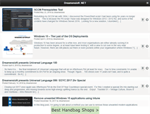 Tablet Screenshot of dreamension.net